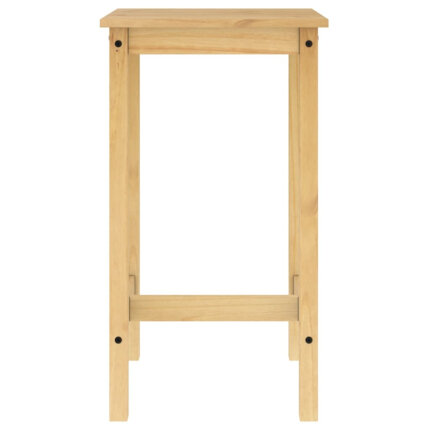 Ensemble Table mange debout Campagne avec 4 tabourets Bois massif de pin 