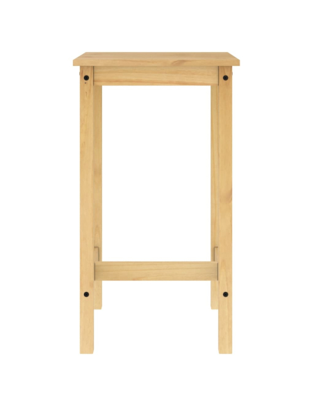 Ensemble Table mange debout Campagne avec 4 tabourets Bois massif de pin 