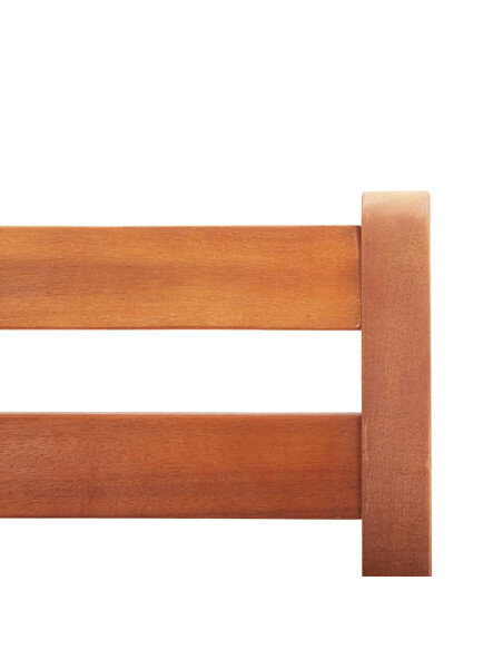 Chaise de bar campagne / chic en lot de 2 en bois d'acacia Brun  {attributes}