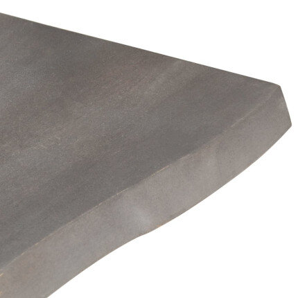 Table Basse Grise Industrielle Carrée