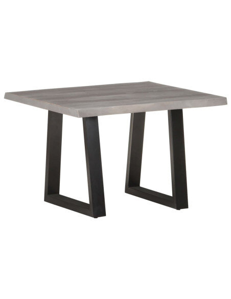 Table Basse Grise Industrielle Carrée  Table Basse Grise Industrielle Carrée