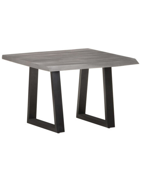 Table Basse Grise Industrielle Carrée  Table Basse Grise Industrielle Carrée