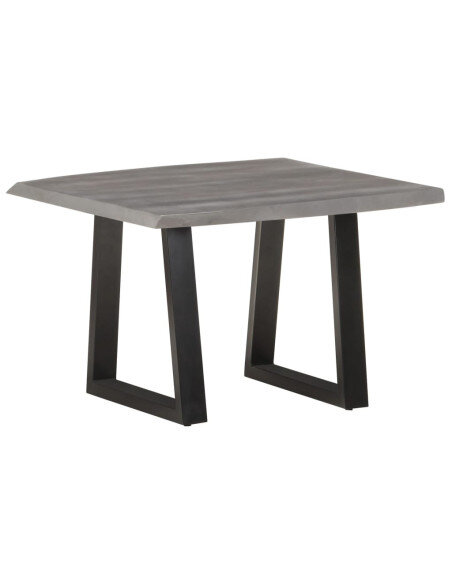 Table Basse Grise Industrielle Carrée  Table Basse Grise Industrielle Carrée