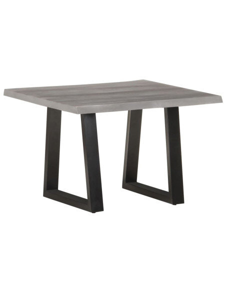 Table Basse Grise Industrielle Carrée  Table Basse Grise Industrielle Carrée