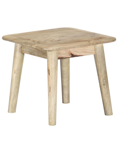Table Basse Carrée Bois Bohème Bois de manguier massif Table Basse Carrée Bois Bohème Bois de manguier massif