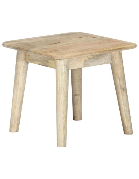 Table Basse Carrée Bois Bohème Bois de manguier massif Table Basse Carrée Bois Bohème Bois de manguier massif