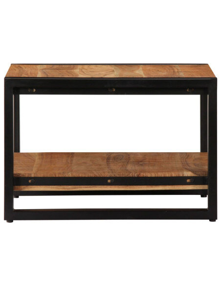 Petite Table Basse Carrée Industrielle plateau rangement Petite Table Basse Carrée Industrielle plateau rangement