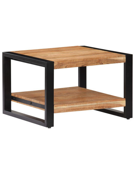 Petite Table Basse Carrée Industrielle plateau rangement Petite Table Basse Carrée Industrielle plateau rangement