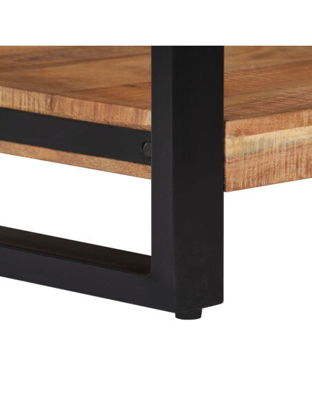 Petite Table Basse Carrée Industrielle plateau rangement Petite Table Basse Carrée Industrielle plateau rangement