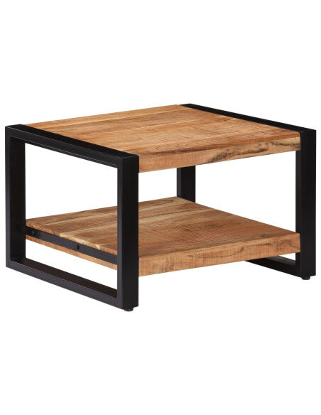 Petite Table Basse Carrée Industrielle plateau rangement Petite Table Basse Carrée Industrielle plateau rangement