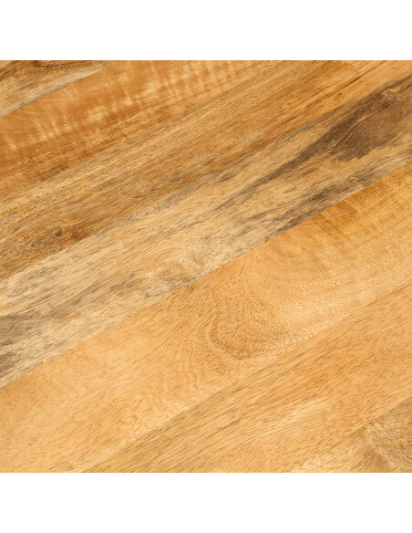 Table Basse en bois massif et pied métal style industriel Table Basse en bois massif et pied métal style industriel