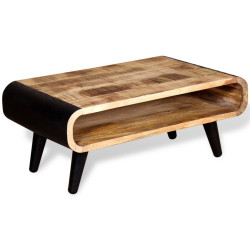 Table Basse en bois design Industriel  2