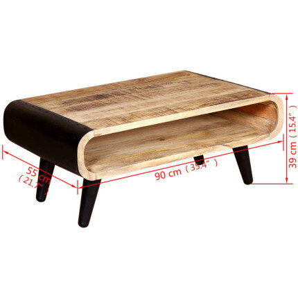 Table Basse en bois design Industriel