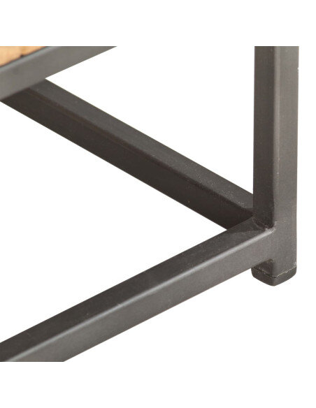 Table Basse rectangulaire industrielle avec tiroir de rangement