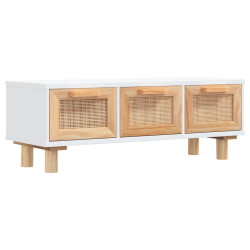 Table Basse Rotin Naturel Scandinave avec tiroirs 2