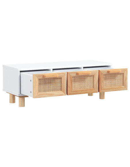 Table Basse Rotin Naturel Scandinave avec tiroirs Table Basse Rotin Naturel Scandinave avec tiroirs