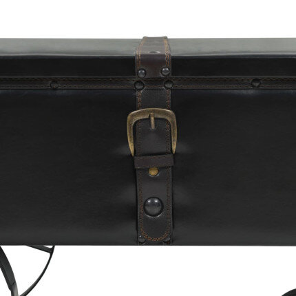 Table Basse Vintage Design Coffre avec Roues