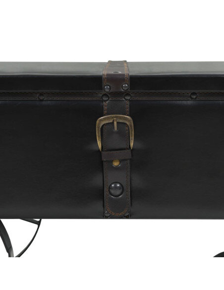 Table Basse Vintage Design Coffre avec Roues Table Basse Vintage Design Coffre avec Roues