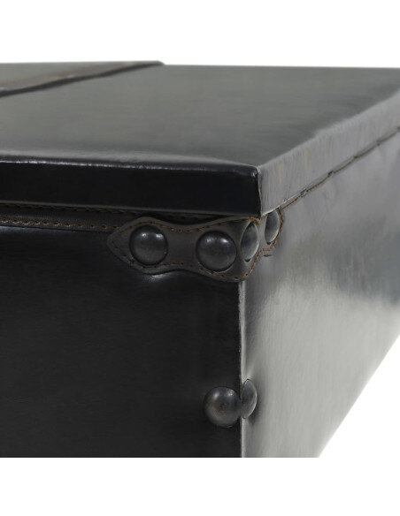 Table Basse Vintage Design Coffre avec Roues Table Basse Vintage Design Coffre avec Roues