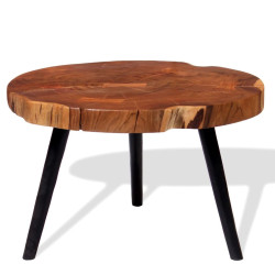Table Basse Vintage Rétro en bois massif d'acacia