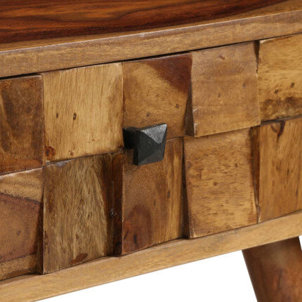 Table Basse rectangulaire Design Rétro / Vintage en bois