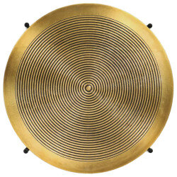 Tables Gigognes Rondes Art Déco – Laiton Doré 2