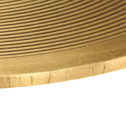 Tables Gigognes Rondes Art Déco – Laiton Doré