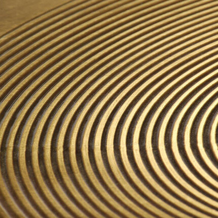 Tables Gigognes Rondes Art Déco – Laiton Doré