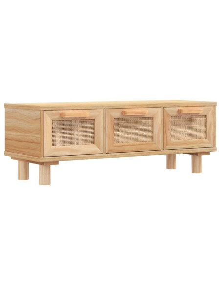 Table Basse Bois Rotin Naturel Scandinave avec tiroirs Table Basse Bois Rotin Naturel Scandinave avec tiroirs