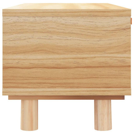 Table Basse Bois Rotin Naturel Scandinave avec tiroirs