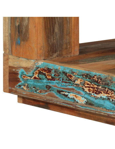 Table Basse Carrée Bohème Bois de Récupération  Table Basse Carrée Bohème Bois de Récupération