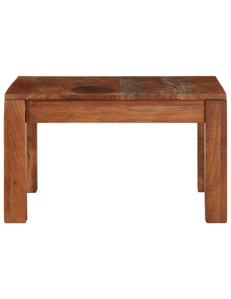Table Basse Carrée Nature Bohème Bois massif Acacia Table Basse Carrée Nature Bohème Bois massif Acacia