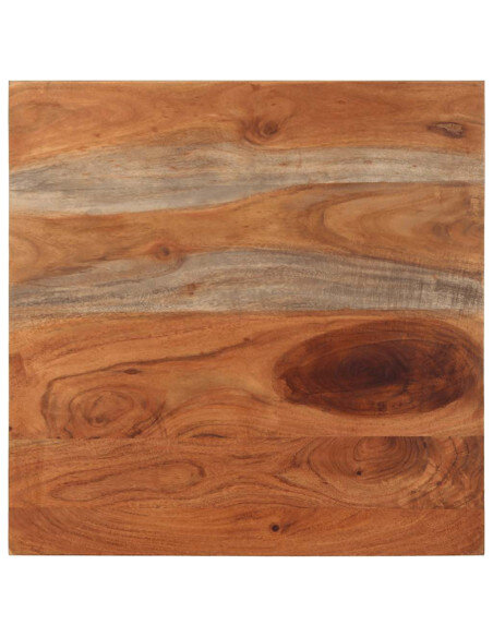 Table Basse Carrée Nature Bohème Bois massif Acacia Table Basse Carrée Nature Bohème Bois massif Acacia