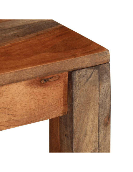 Table Basse Carrée Nature Bohème Bois massif Acacia Table Basse Carrée Nature Bohème Bois massif Acacia