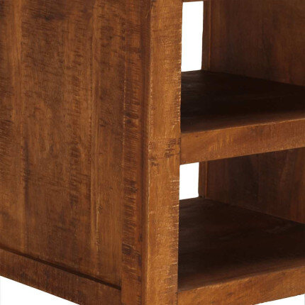 Table Basse Bohème avec Rangement Bois de manguier