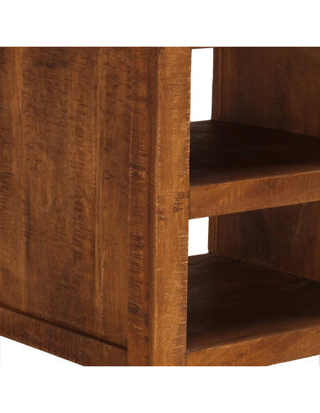 Table Basse Bohème avec Rangement Bois de manguier Table Basse Bohème avec Rangement Bois de manguier