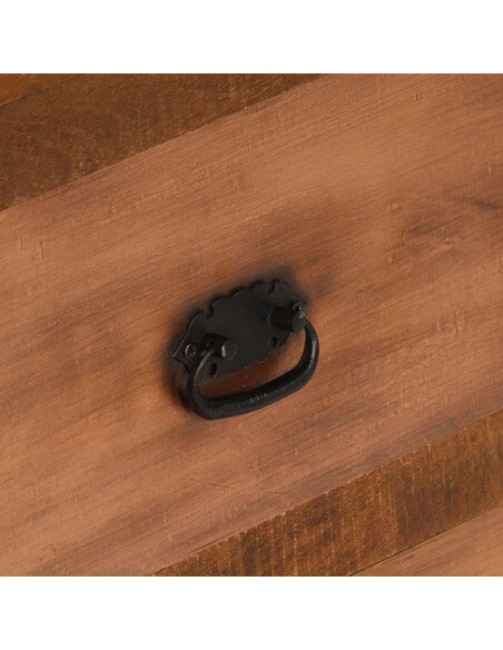 Table Basse Bohème avec Rangement Bois de manguier Table Basse Bohème avec Rangement Bois de manguier