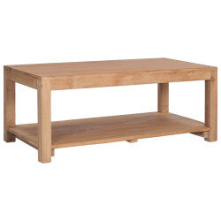 Table Basse Rectangle Bohème Bois massif