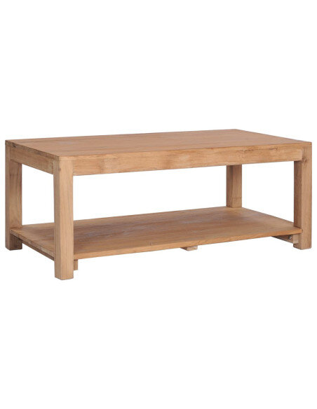 Table Basse Rectangle Bohème Bois massif  Table Basse Rectangle Bohème Bois massif