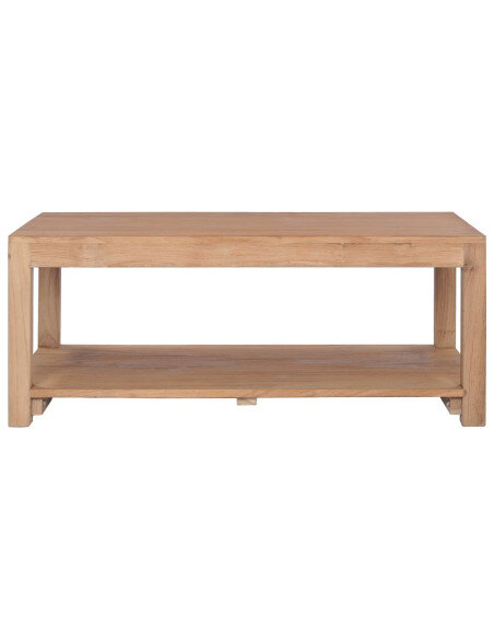 Table Basse Rectangle Bohème Bois massif  Table Basse Rectangle Bohème Bois massif
