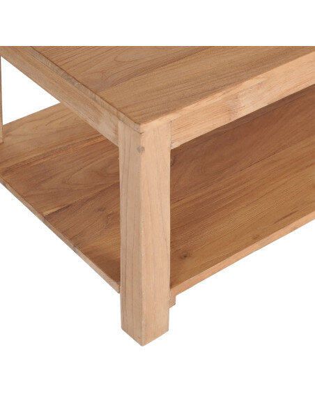 Table Basse Rectangle Bohème Bois massif  Table Basse Rectangle Bohème Bois massif