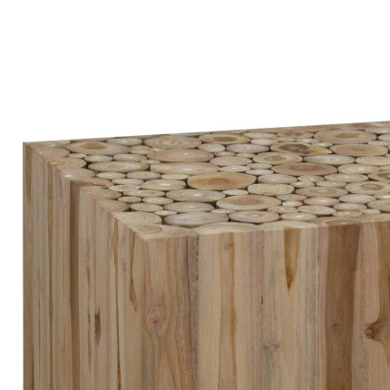 Table Basse Carrée Bois - Bohème Naturel