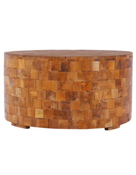 Table Basse Ronde en Bois - Bohème Table Basse Ronde en Bois - Bohème