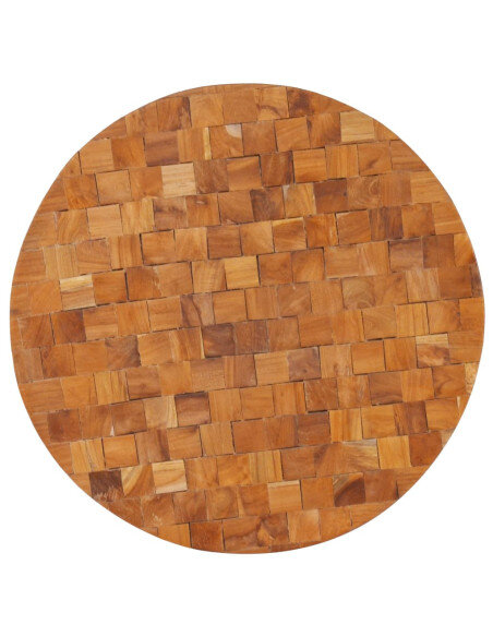 Table Basse Ronde en Bois - Bohème Table Basse Ronde en Bois - Bohème