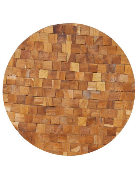 Table Basse Ronde en Bois - Bohème Table Basse Ronde en Bois - Bohème