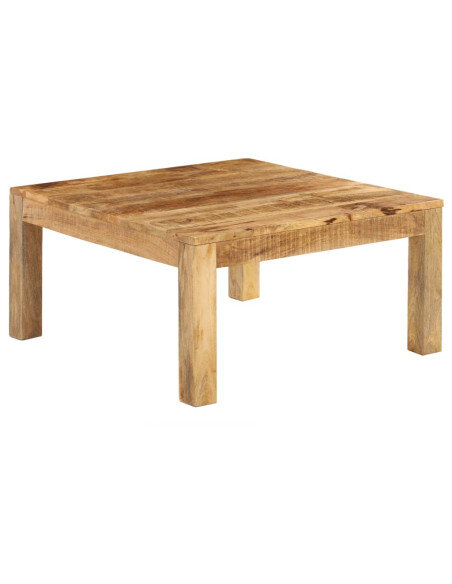 Table Basse Carrée Bohème Bois massif de Manguier Table Basse Carrée Bohème Bois massif de Manguier