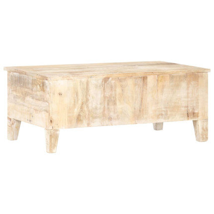 Table Basse bohème avec rangement bois acacia