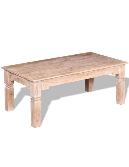 Table Basse Campagne Bois d'Acacia   Table Basse Campagne Bois d'Acacia