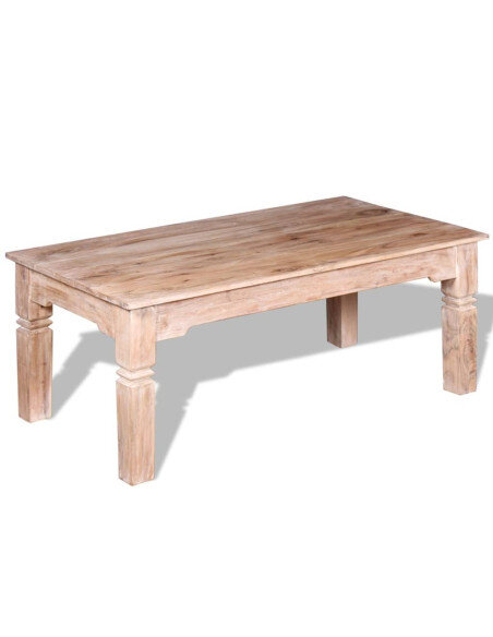Table Basse Campagne Bois d'Acacia   Table Basse Campagne Bois d'Acacia