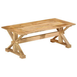Table Basse Campagne Rustique en bois massif de Manguier